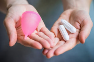 Tampon als Alternative zur Menstruationstasse