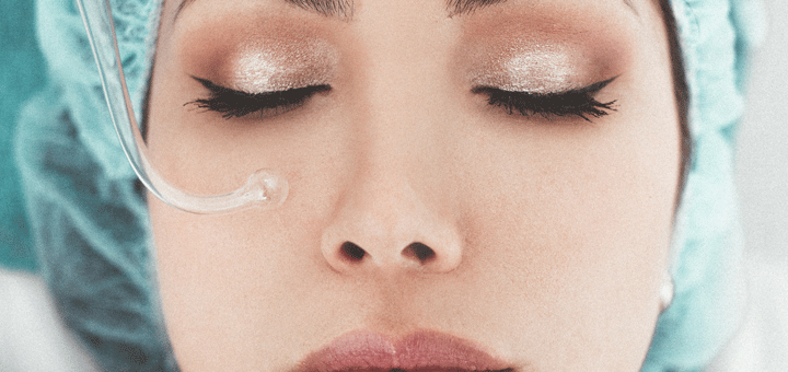 Details einer Schönheitsoperation