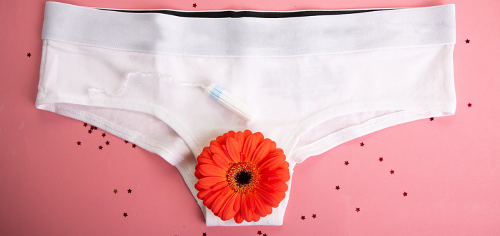Normale Unterhose, die zugleich Periodenunterwäsche ist dank Materialien